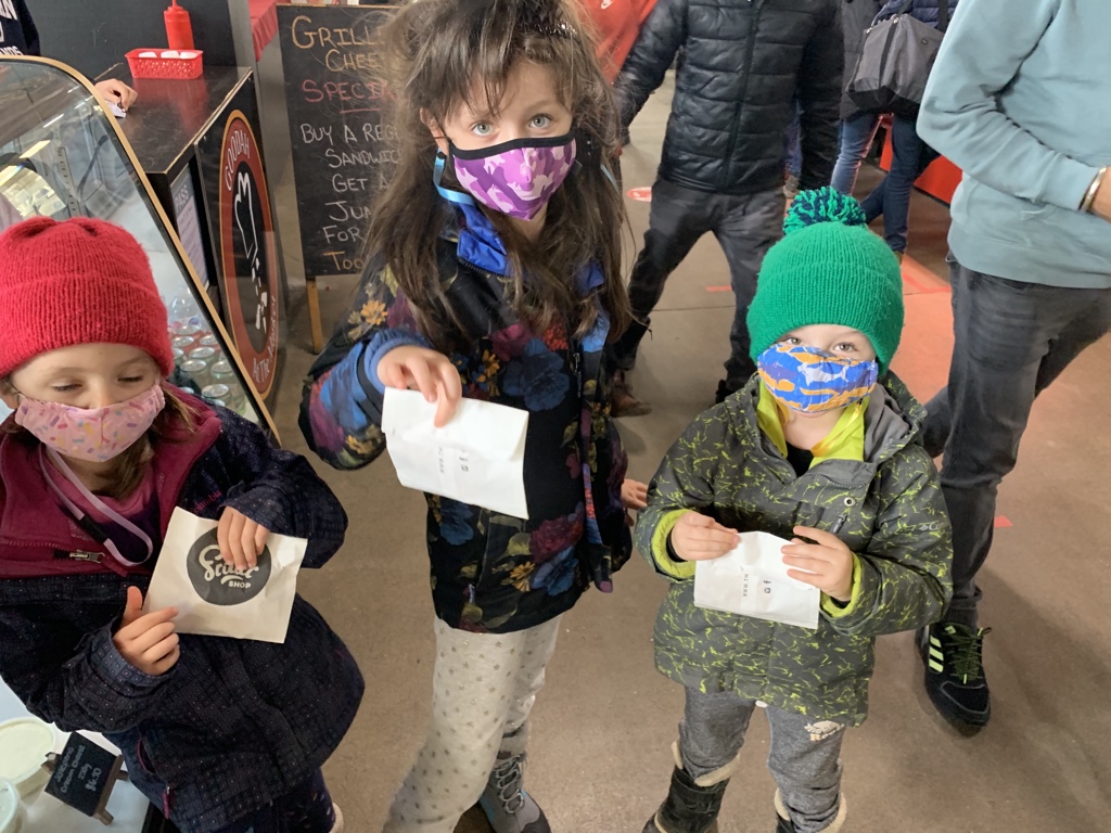 These guys are pumped for their <a href="/FritterShop/">TheFritterShop</a> donuts and <a href="/GoodahTruck/">Goodah Gastrotruck</a> grilled cheeses from <a href="/TheMarketWFD/">The Market at WFD</a> where I also scored an awesome handmade mug from <a href="/HuttonHouseLdn/">Hutton House</a> for my wife for the ceramic anniversary present (shhh don’t tell her)