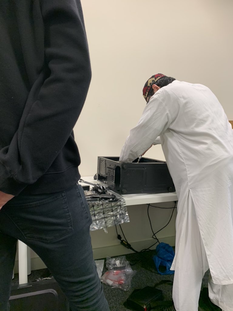 MarketingShire's tweet photo. We’re working on a fun project with #BB9 this weekend! 🥳

Muhammad Ibrāhīm 👨‍💻 and Michael Harrison are having some great fun fiddling with all the technology. 

#Shiremarketing #PC #Tech #MSI #IT https://t.co/PWEOMsXCOB