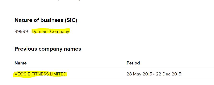 Now 5thATMA TEAS LTDIncorporate in 2015 and dissolved in 2017 in just 2 yearAgain this is Dormant Company!Also change name in between!