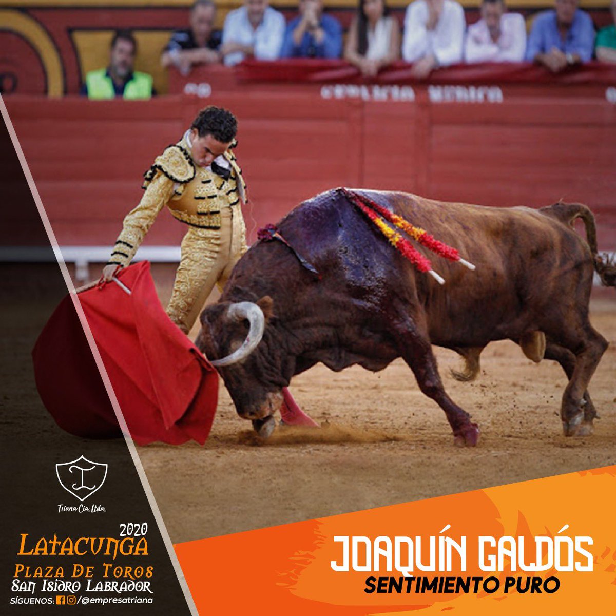 Joaquín Galdós, máxima revelación de la temporada. 5 de diciembre 12:30, Plaza de Toros San Isidro Labrador. ⁣⁣⁣⁣#Latacunga2020 ⁣⁣