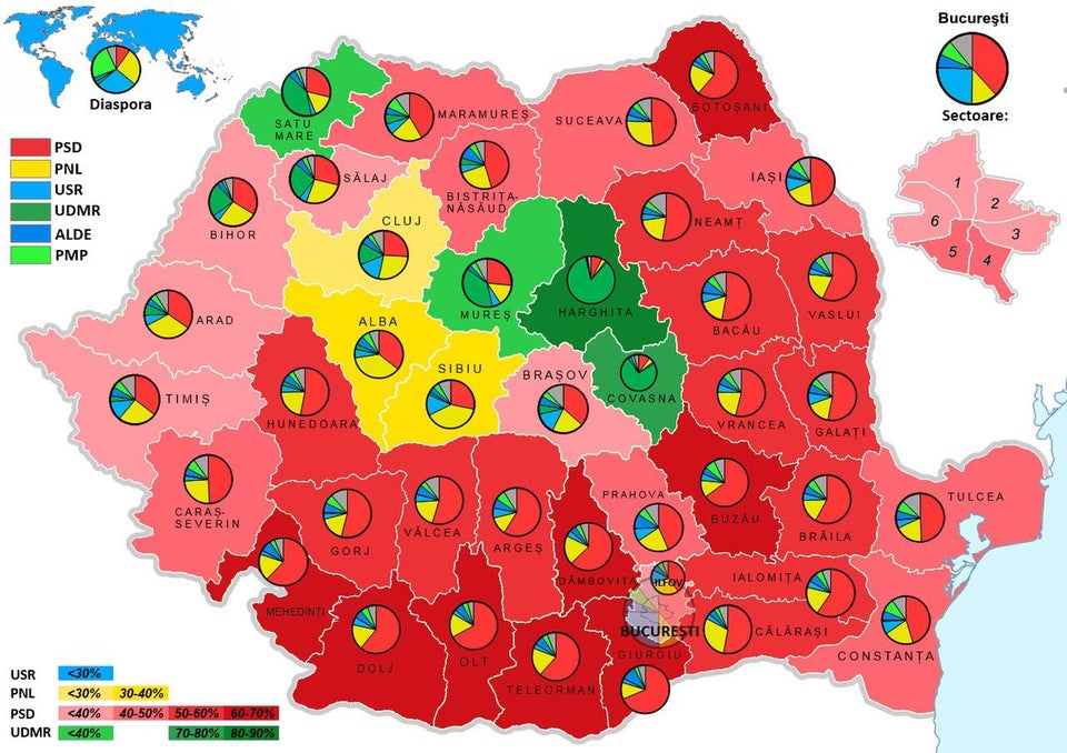 With that said, lets go into the individual main parties. This is the starting point, the 2016 results. A historic 45% victory for PSD. With all opposition parties in a complete mess and low turnout they cruised to a comfortable victory. They squandered it all and are now at 24%