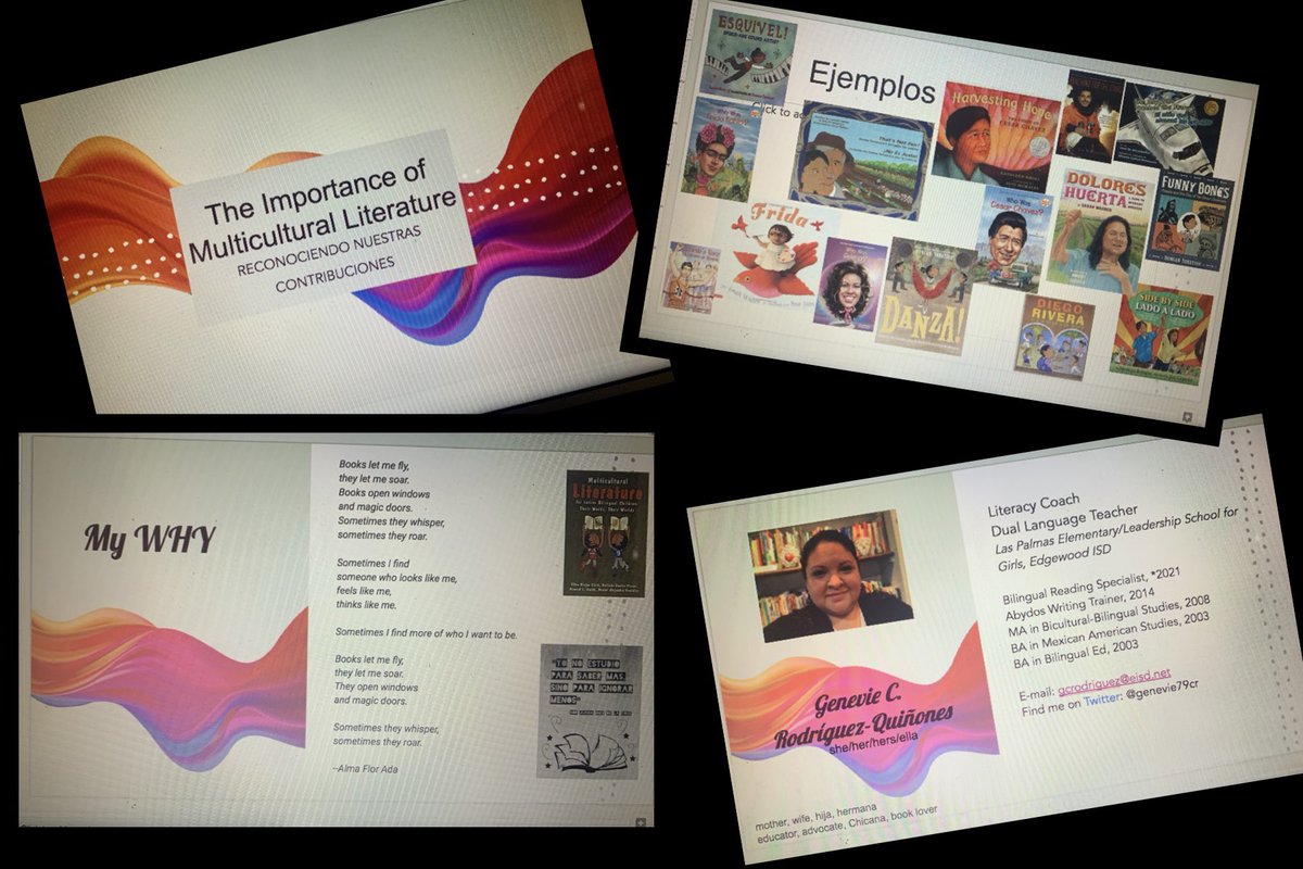 genevie79cr's tweet image. Okay...ya! I had a blast presenting and learning this morning at the #LanguageConference...but I have a final paper due mañana y no se va a escribir solo!!! I guess I’ll have to wait to enjoy today’s book mail from #AztlanLibrePress!