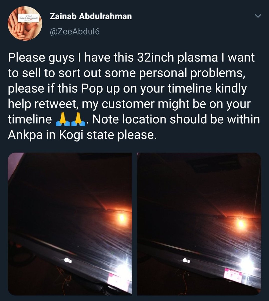 TheRealest201's tweet photo. 😭😭Guys if I had money I would Buy it, I know there are people that can help Zainab...Guys can we please help... If you can buy it pls inbox him, plsss help n retweet until he can find a buyer. 💔😥😭#TheGumbis #duduzanezumachallenge https://t.co/VBDiDeU2qL