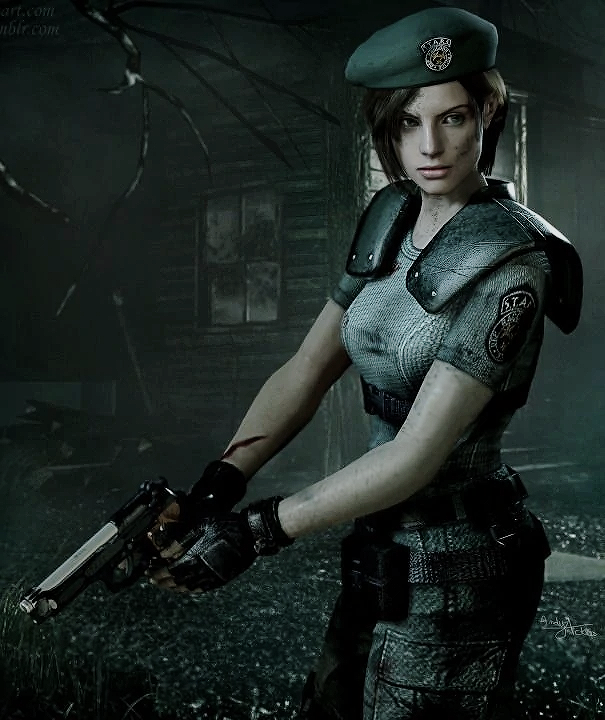 best of video games on X: jill valentine — resident evil 1 remake