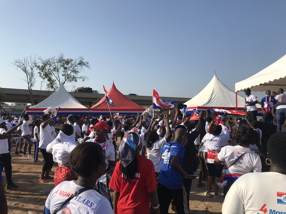 TinaGMensah's tweet photo. I urged voters, constituents to vote massively for President Akufo-Addo, myself and all the @NPP_GH Parliamentary candidates for a triumphant victory. Vote Number to continue to move Ghana forward. 3/3
#VoteNumber1
#4More4Nana
#4More4Tina https://t.co/RLwYQ0qT7A