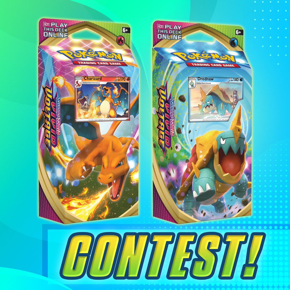 CONTEST ALERT! Head to our Instagram or Facebook for a chance to win a Pokémon Sword and Shield 4 Deck!
