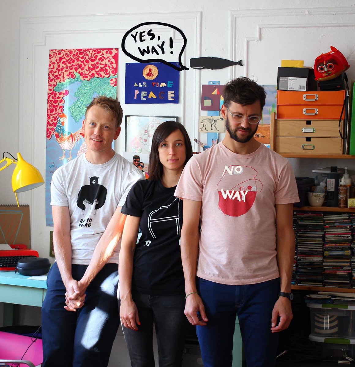 NO WAY.
#BandcampFriday is over. Thank you SO MUCH to everyone who listened/downloaded/purchased!

YES WAY! 
All our merch is still 25% off all weekend with the promo code HOLIDAZE! Get your orders in and we will drop them in the mail on Monday. Thank you!!