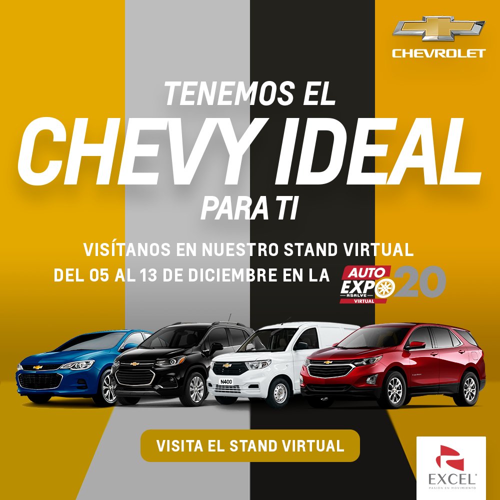 Si quieres conocer tu Chevy ideal, esta es el momento.

Entra a bit.ly/Chevrolet-Stand y visita nuestro stand para conocer de nuestros modelos y beneficios para ti.

#FindNewRoads