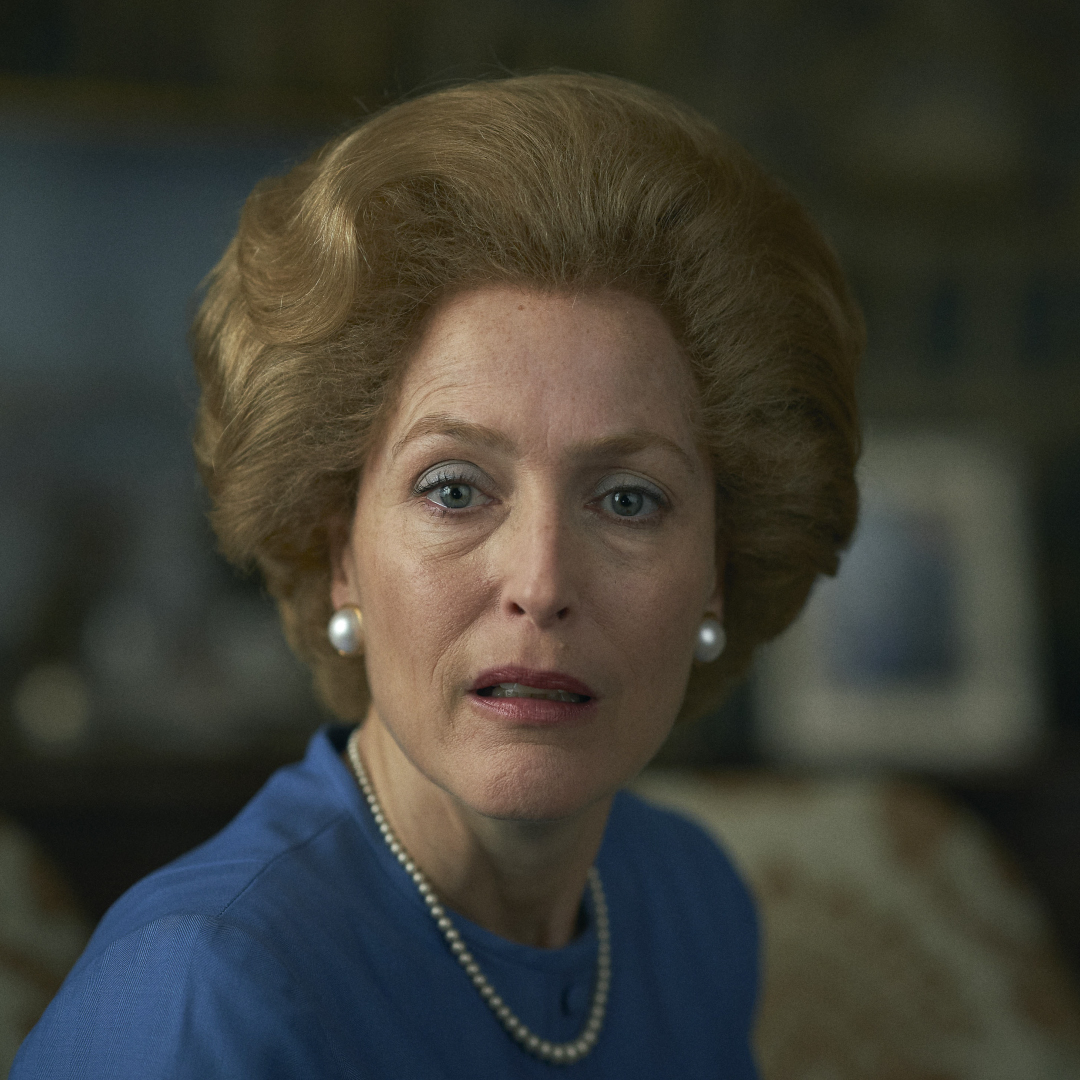 “I was very nervous, particularly given a certain pressure that one feels when one is playing a real character” Gillian Anderson on portraying Margaret Thatcher in The Crown.