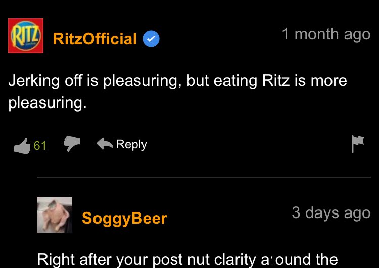shitposthub's tweet photo. @Ritzcrackers Care to Explain? 😀 https://t.co/RvdIZvjKEG