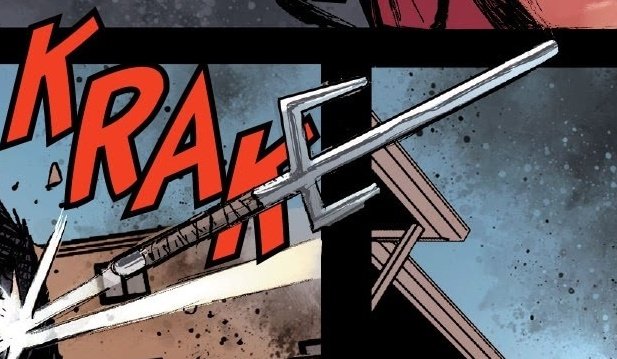 LetsTalkDDevil's tweet photo. #DDspoilers

Interesting change of desing for this New #Daredevil's sais. https://t.co/fArUirOAS3