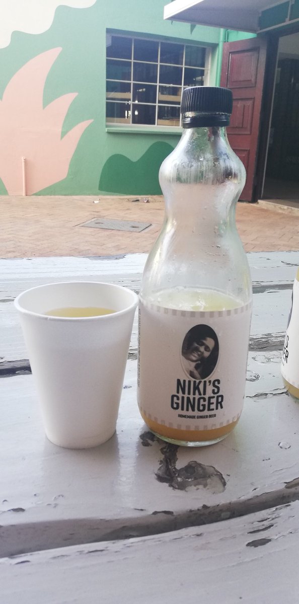 NjUhuruMapapu's tweet photo. I'm thoroughly enjoying @nikisgingerbeer Please do DM her for your bottle. It's R25 per bottle. #GingerBeer #CapeTown #SupportLocalProductions #SupportingBlack โค๏ธ๐ฏ๏ธ https://t.co/YNTPKkZgaE