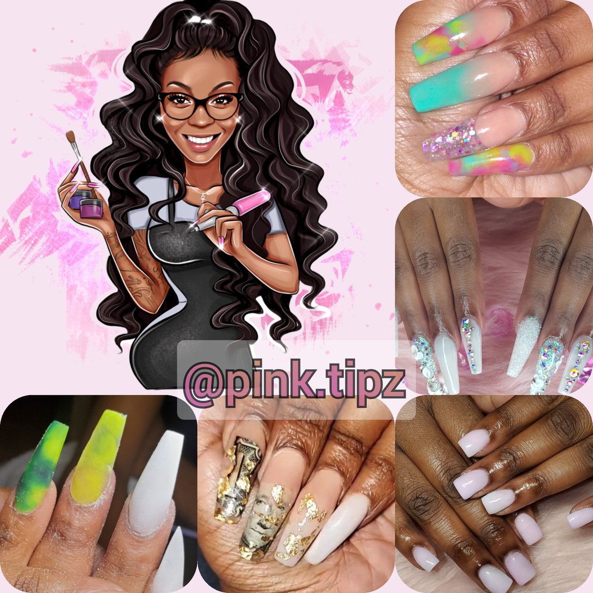 🤍 Hey My Name Is 🌺Tuttie And I'm A 🌴Tampa 🌴Based Nail Tech💅🏾!! Appointments Available ‼️Follow My Instagram🤍 Please Share 💟💞
#pinktipz #BlackOwned #tampanailtech #tampanails #tampatalent #813nails #727nails #clearwaternails #brandonnailtech #brandonnails #blackgirlsdonails