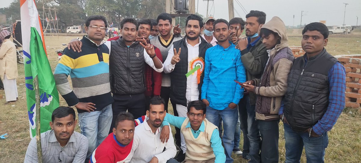 MdShaukinIYC's tweet photo. On 05/12/2020
I Attained in a rally, in a huge Public Meeting at #JaipurAssembly With Our PCC President and Opposition Leader of Parliament Shri @adhirrcinc Ji, and Senior Leader President Of Purulia DCC and MLA Shri @NepalMahata_INC Ji at my Incharge District #Purulia https://t.co/EoH5cIuoiQ