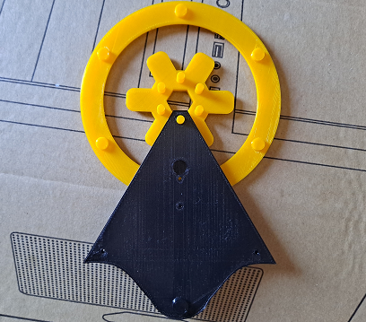 WriterOfMinds's tweet photo. #Atronach: a new hope. (Have begun printing Version 2. This is the start of the base, which is LARGER and now has support connectors on both sides. Looking good so far.)
#3dprinted https://t.co/pje3dIFMTb
