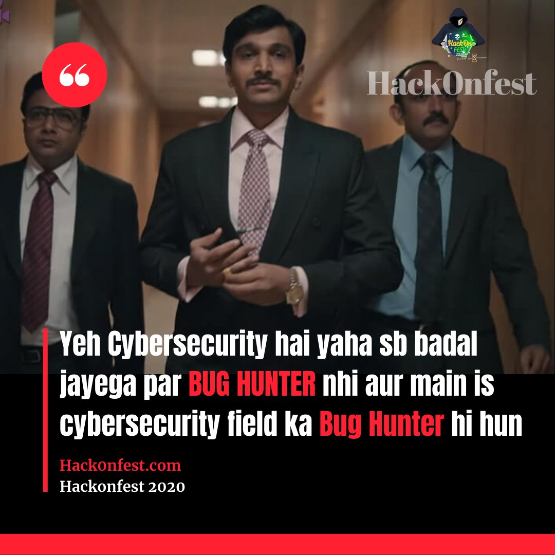 hackonfest's tweet photo. Lala, Risk hai toh ishq hai, abhi nhi kiya toh sahi me isbar bohot kuch aacha miss kr diya!
Register now for #hackonfest2020 
https://t.co/fni5BsrLZj 25 Days long #bugbounty program #bugbountytips #bughunter https://t.co/lpBUNZeOif