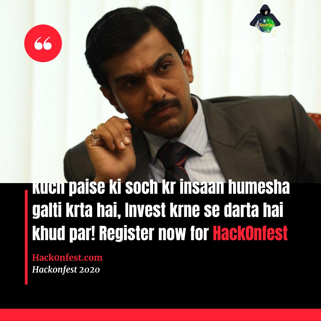 hackonfest's tweet photo. Lala, Risk hai toh ishq hai, abhi nhi kiya toh sahi me isbar bohot kuch aacha miss kr diya!
Register now for #hackonfest2020 
https://t.co/fni5BsrLZj 25 Days long #bugbounty program #bugbountytips #bughunter https://t.co/lpBUNZeOif