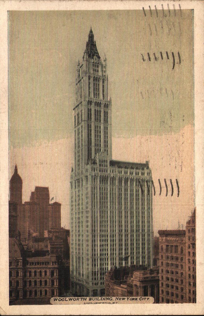 Excited to share the latest addition to my #etsy shop: Vintage Pre-Linen Postcard Woolworth Building NYC New York 1930s etsy.me/3orKAUV #postcard #vintage #newyork #woolworthbuilding #postcardpassionshop