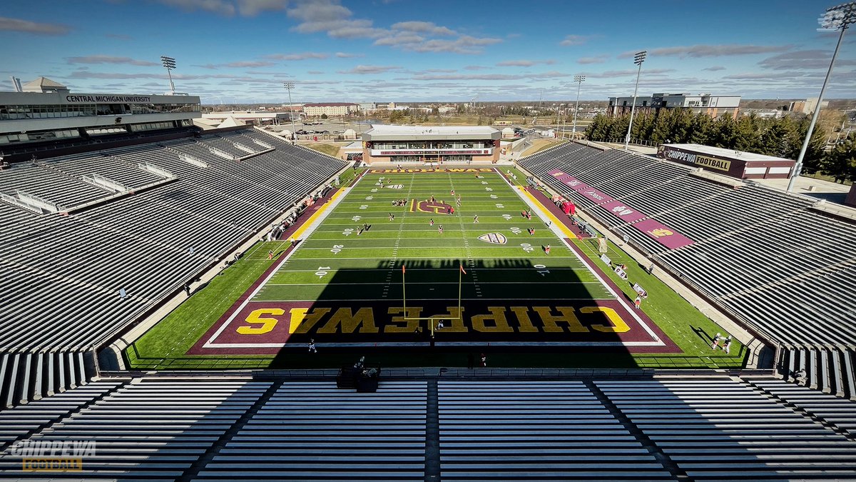 CMU Football on X: "Not too shabby ☀️☀️ Today's contest will mark the Chippewas first December game in Kelly/Shorts Stadium history! #FireUpChips🔥⬆️🏈 https://t.co/xD2nUHAizv" / X