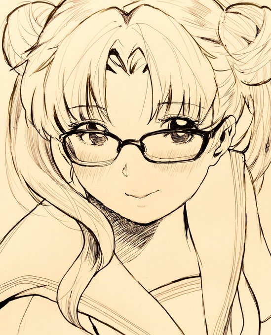 セーラームーンチャレンジの時に「よっしゃ! セーラー戦士を四つ目にしたろ!ガハハ!」つって描いたやつです。狂気ですね。 