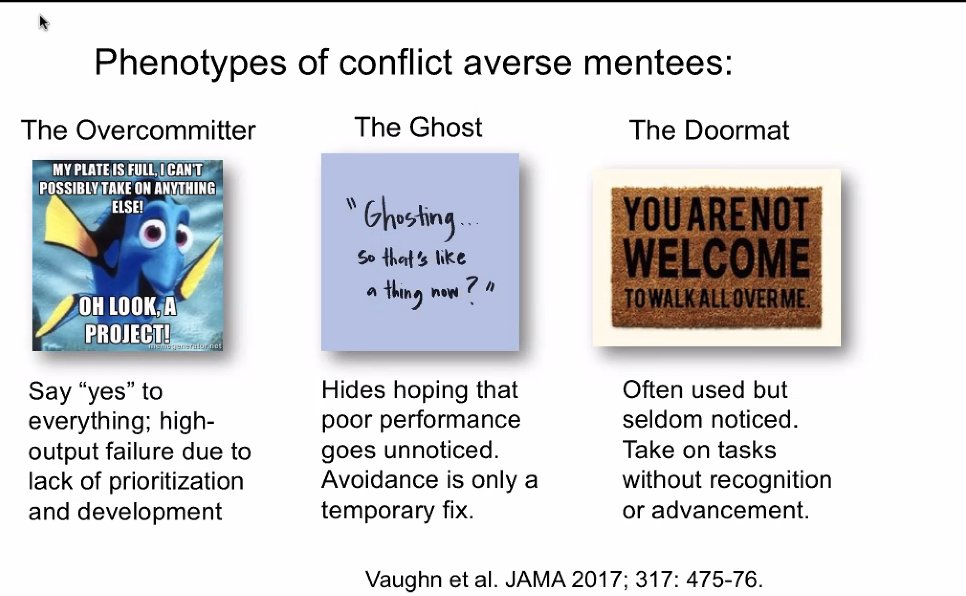 RebeccaRenteaMD's tweet photo. We are all mentors and mentees. Avoid mentee missteps as there are different types. Here are a few illustrated types- and some characteristics that can create excellence.
@jdimick1 for #AASFallCourses @AcademicSurgery . https://t.co/mF6A7JMr4E