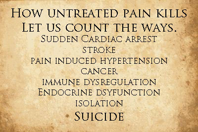 @PeterRchai @BehavioralMed You don't live w/chronic, high impact pain. You die by it, and it's a death by a thousand cuts. You seem proud of your abuse of vulnerable people who come to you for help. It's rather disgusting in fact. I am ashamed for you, as you seem to have no shame at all. #PainCareCrisis