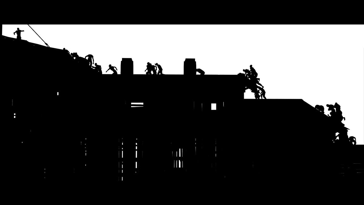 In honor of  @JakeRocket, here is a thread of photos from the Old Sawmill. A huge technical achievement with 500 Freakers on screen at the same time, combining elements of horror, strategy and pure adrenaline creating an iconic mission on the PS4 console.  #DaysGone