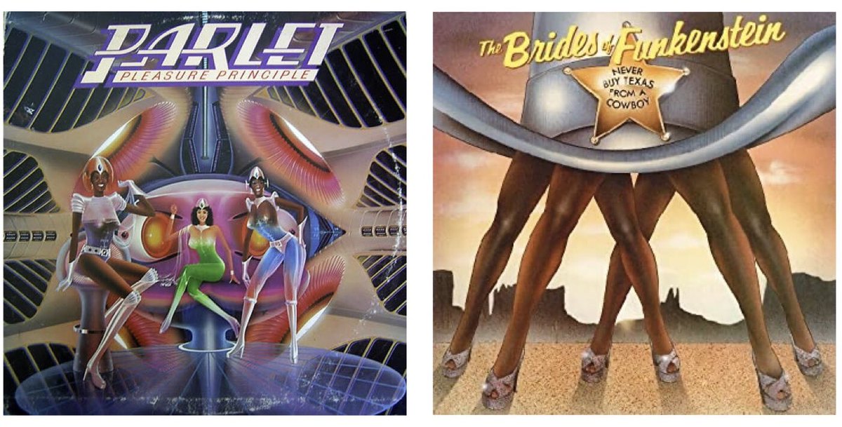 SAShackelford's tweet photo. Albums on “Today’s Workout” playlist:

“Pleasure Principle” Parlet 

“Never Buy Texas from a Cowboy” The Brides of Funkenstein

#PleasurePrinciple 
#Parlet 
#NeverBuyTexasFromACowboy
#TheBridesOfFunkenstein https://t.co/hEEE1FCHBM
