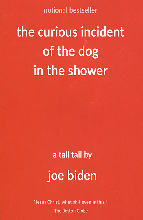 Okayyyy... this is one of the weirdest books I've ever picked up. Anyone else? You really have to be autistic to 'read' this one!

#JoeBiden2020 #JoeBidenKamalaHarris2020 #ShowerJoe #PullMyTail #dogsoftwitter #dogs #election #Trump #showerincident #autism #AutismAwareness