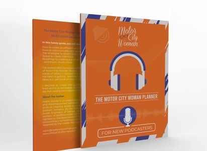 DetPodcastFest's tweet photo. Still thinking about starting a podcast? Master plan your way into it with our faves @_MotorcityWoman. They've got a planner for #newpodcasters that helps you brainstorm topics, grow an audience &amp; monetize. Join our email list for $10 off + free shipping: https://t.co/nRY9V62I8A https://t.co/bQJyp9rCGO
