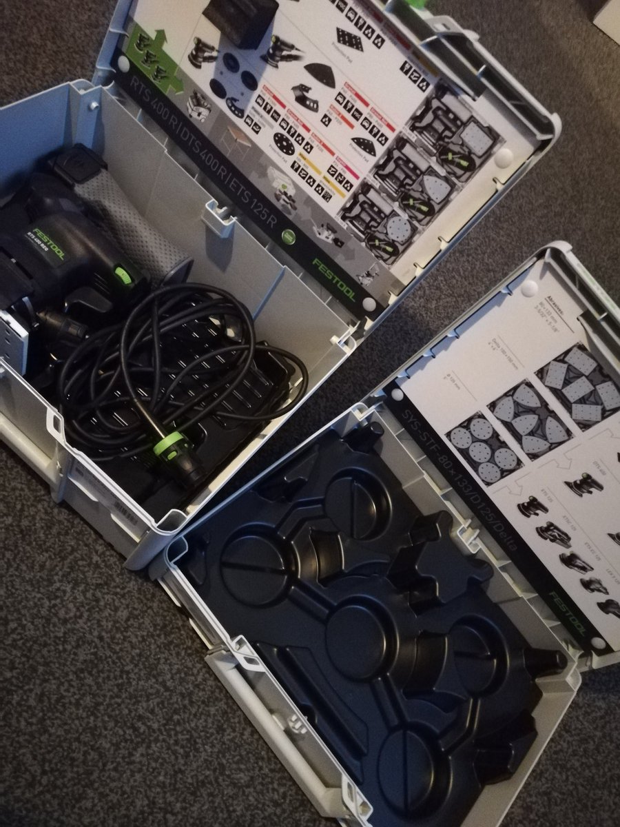 HomelyDecorator's tweet photo. Love a nice @Festool_GB @Festool delivery on a Saturday from @ToucanTools, great price and great service. #festool #dts400 #dustfreesanding #moretoaddtothecollection https://t.co/SpcY5ix3aW