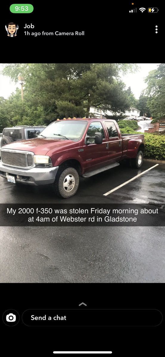 omarcastaneda31's tweet image. my primos @jobweidner truck was stolen last night, in the Gladstone area. ‼️‼️‼️ please keep a look out for it⚠️