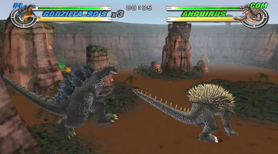 You can play as a dinosaur in Godzilla: Destroy All Monsters Melee.