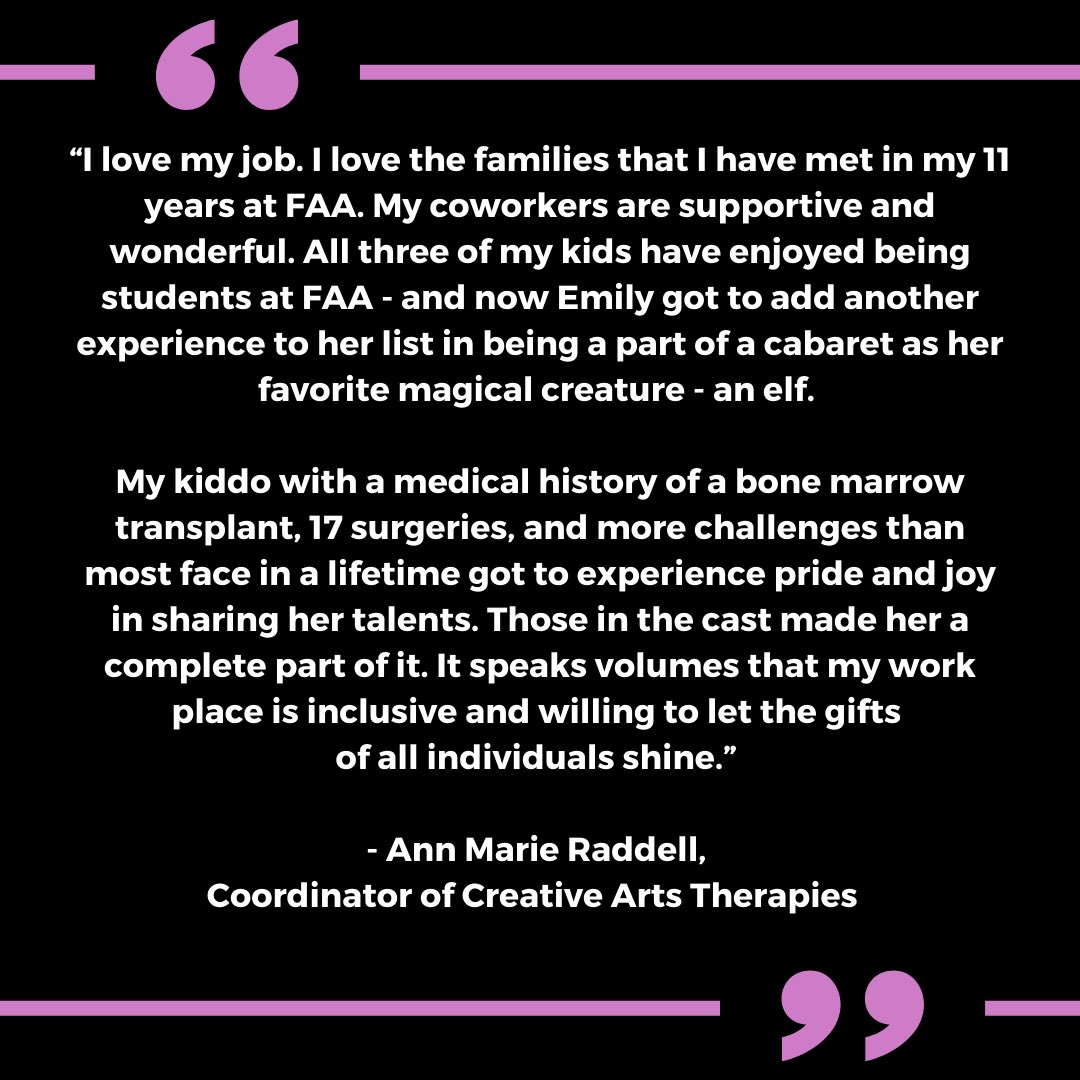 TheFineArtsAssn's tweet photo. #TheFineArtsFAAmily #Inclusion #Education #Performance #HolidayPerformance #Virtual #ArtsCreateHope #CreativeArtsTherapies https://t.co/zEnRMEJQNu