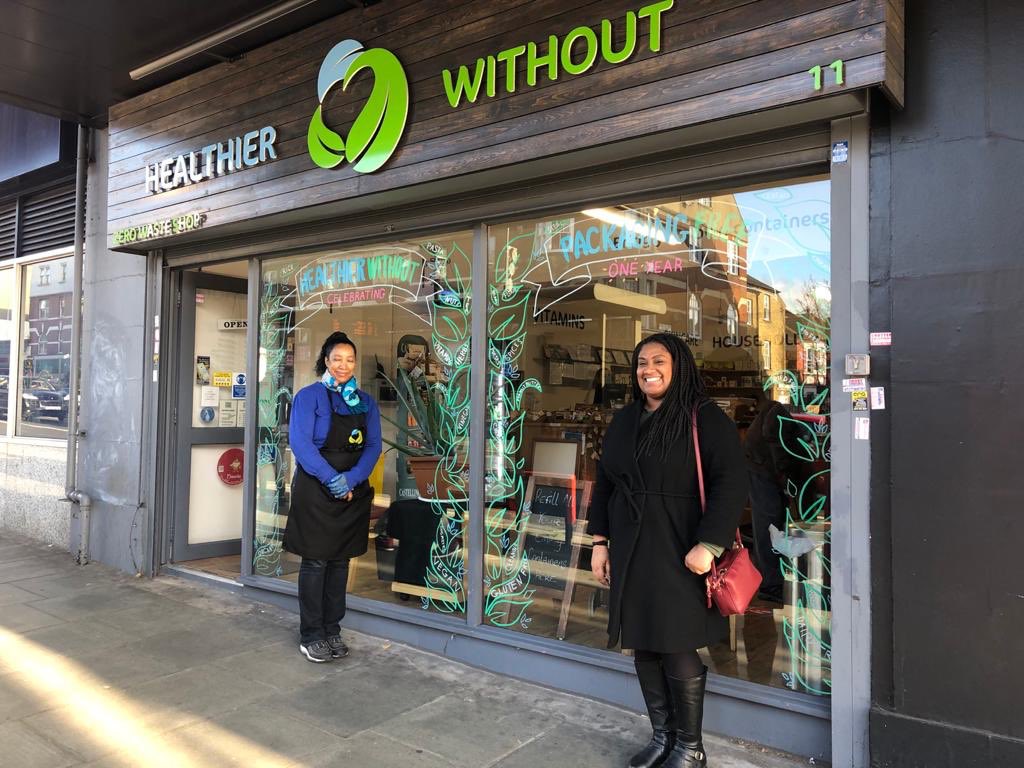 Talking about how we can help make businesses more sustainable as we rebuild with  @HealthierWitho1 Best peanut butter in South London (if I do say so myself)  #SmallBusinessSaturday   [7/10]