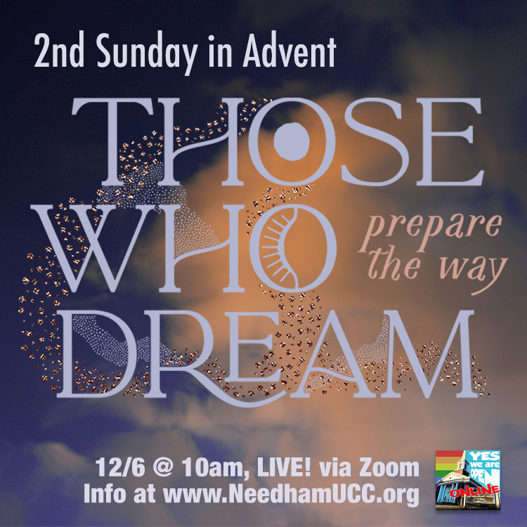 needhamucc's tweet photo. Some gifts require preparation to receive. You gotta clear a space for a Christmas tree or a new baby. Advent is a time to prepare to receive the justice, peace, &amp; compassion God offers. Join us for worship THIS SUNDAY 12/6 @ 10am LIVE! via Zoom. Info at https://t.co/VTgyd1OiSR https://t.co/syw4Jgnc7F