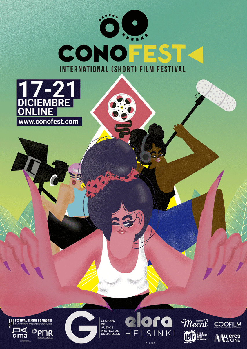 Agendariocine's tweet photo. CONOFEST International (Short) Film Festival @conofest es el primer festival balear de cine de corta duración escrito y/o dirigido por mujeres de carácter nacional e internacional. Del 17 al 21 de diciembre https://t.co/sdyA2c1Llw https://t.co/kCB0SZYt70