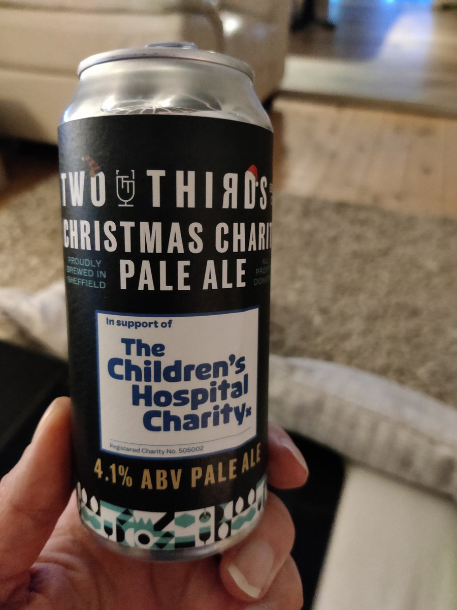 jonegley's tweet photo. Wonderful idea @twothirdsbeerco  and a very, very nice beer as well going down very well with our supper @AbbeydaleBeers @benstubbs @Sarahbankssaz3, https://t.co/CSgWFYERwN