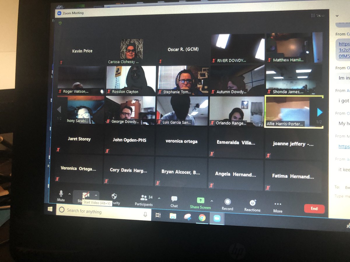 Ms_Clohessy's tweet photo. Students collaborating virtual to build and test their solutions to a problem-solving challenge during our @SanJacTSA Regional Leadership Conference https://t.co/19u899Ryj6