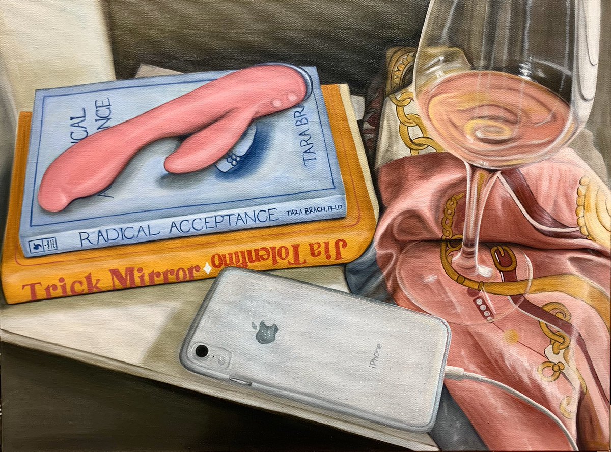 madamemack's tweet image. modern still life paintings