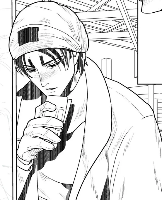 帽子がダイオウグソクムシみたいになってしまいました…?(センスと画力のなさよ…)グンナイ! 
