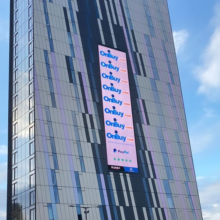 OOHWithJess's tweet photo. - Outside Shopping Malls ✔
- On the Main Roads into Major Cities ✔
- Inside Shopping Malls ✔
- On the tallest billboard in the UK! ✔

@OnBuy has done it all! #ShopSmartShopAtOnbuy https://t.co/04IeCCcsXC