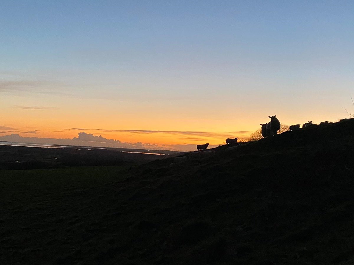 Lovely crisp day today in the Lake District, followed by a stunning sunset; perfect day for a nice walk around the farm!

#Winter #Lakedistrict #glamping #sunset #Thornthwaitefarm #cottages