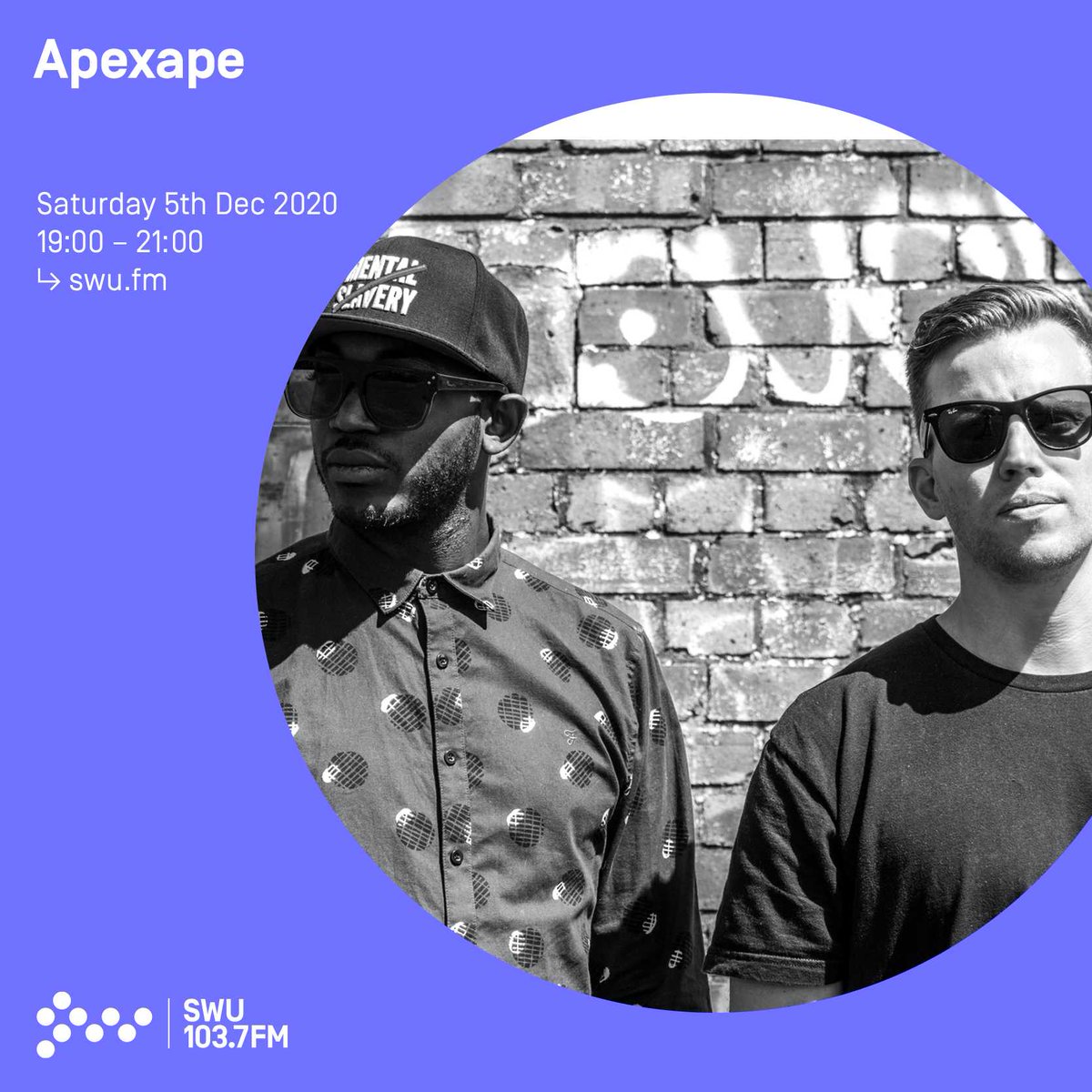 Live now! <a href="/ApexapeLDN/">APEXAPE</a>

Listen on swu.fm/player/ iOS apps 
OR 103.7FM (Bristol &amp; surrounding areas) 

swu.fm