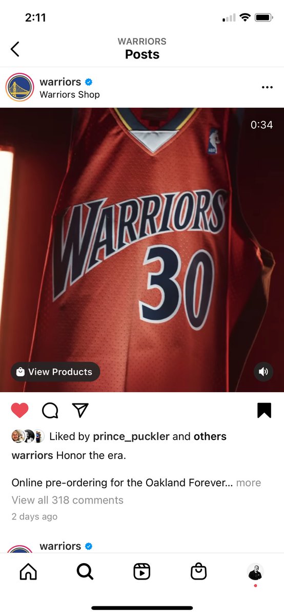 Very cool to see the Warriors tap Steph for their throwback threads
