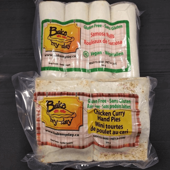 TheCeliacScene's tweet photo. Hurray! @BakeMyDayVI comes to Victoria &amp; Sidney! DETAILS: https://t.co/R8QifroWV2 NEW! Vegan Samosa Rolls &amp; Dairy-Free Chicken Curry Hand Pies! PRE-ORDER-Wed-Dec-9. DELIVERY-Sat-Dec-12. #glutenfree #celiac #bakemyday #yyj #sidney #pastry #christmas #mincemeat https://t.co/bviEAEl7BP