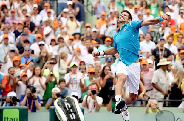 Vuelve a estar primero en:Victorias260 - Djokovic203 - Nadal% de victorias86,6% - Djokovic82,5% - NadalEs quien más victorias tiene en Miami, Roma, Canadá, Cincinnati, Shanghai y Paris. También el de mejor % de victorias en todos los M1000 menos Monte Carlo y Madrid.