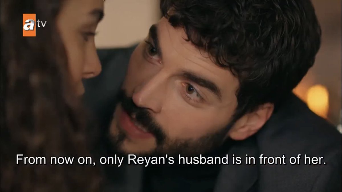 that’s like his main AND favorite occupation. if he gets asked what he does for a living he will answer “i’m reyyan’s husband and the father of her child” aksjksjsj and her little smile when he says it is the cutest  #Hercai  #ReyMir