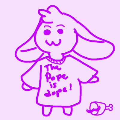 MustacheHam's tweet photo. #thepopeisdope #hunicast #wtf #popeisdope
I drew this, so sue me. >:D https://t.co/ddyi9C8yhQ