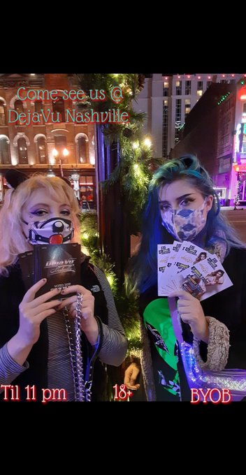 Ask for Luna and Summer @DejavuNashville #opentil11pm #weareopen #byob #18plus @OnePhuckedFairy https://t<a class="tags" target="_blank" title="On Twitter" href="/?out=eyJ0eXAiOiJKV1QiLCJhbGciOiJIUzUxMiJ9.eyJpYXQiOjE3MjU1MDg0OTcsImlzcyI6InR3cG9ybnN0YXJzLmNvbSIsIm5iZiI6MTcyNTUwODQ5NywiZXhwIjoxNzU3MDQ0NDk3LCJyZWRpcmVjdF91cmwiOiJodHRwczovL3R3aXR0ZXIuY29tL0RlamF2dU5hc2h2aWxsZSJ9.4CXLhm50EoKGqOUsB8rTN__-LTlusTaSN4VkNYY6he_Ql5O3OBBeJIEe7gOZZr0QFx30vWLV7tB1dOx4esHvug">@DejavuNashville</a><a href="/tag/opentil11pm"class="tags">#opentil11pm</a><a href="/tag/byob"class="tags"><span>#byob</span></a><a href="/tag/18plus"class="tags"><span>#18plus</span></a><a href="/tag/weareopen"class="tags"><span>#weareopen</span></a>